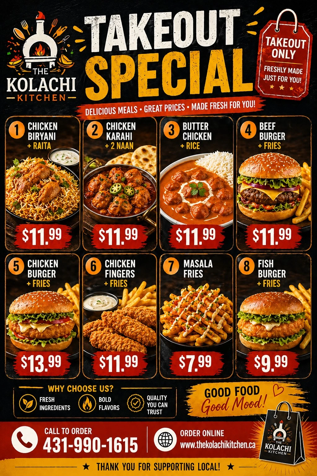 The kolachi Kitchen Special Offer