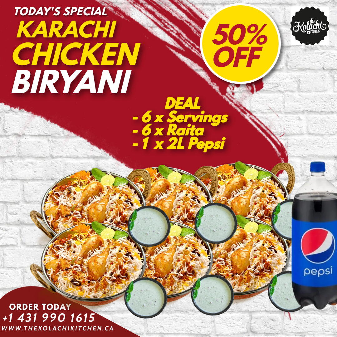 Deal- 2 Chicken Biryani (6 X Person Serving)