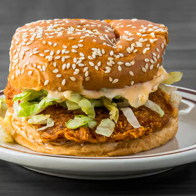 Spicy Chicken Club (Chicken Burger)