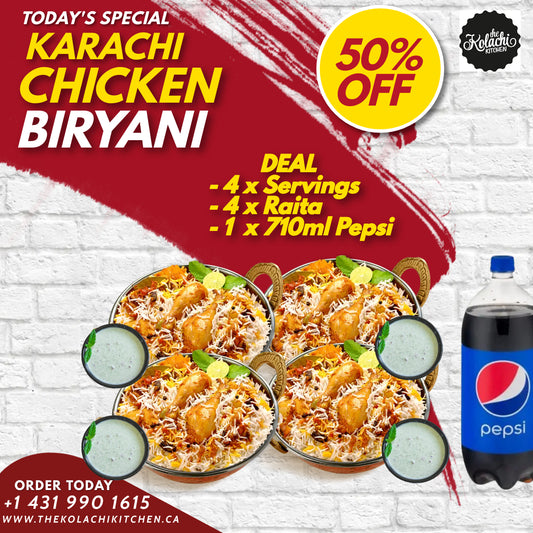 Chicken Biryani (4 X Person Serving)